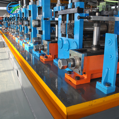 خط تولید لوله آسیاب لوله Erw مجهز به غلتک برای طول 4-12 متر