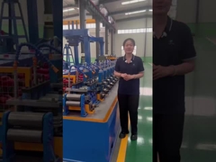 Plc کنترل شده لوله جوش داده شده آسیاب ضخامت دیوار 1-30mm سیستم خنک کننده آب