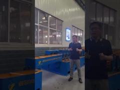 6-20 ایستگاه ms دستگاه تولید لوله ± 0.2mm دقت برش طول