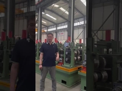 ماشین پردازش لوله از فولاد کربن 12M ماشین تولید لوله با کنترل PLC