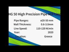 دستگاه لوله سازی ERW Pipe Mill با حداکثر قطر 165 میلی‌متر و سرعت 60 متر بر دقیقه برای ساخت لوله