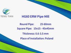 کارخانه لوله جوش داده شده با فرکانس بالا برای لوله های فولادی کربنی و فولاد ضد زنگ