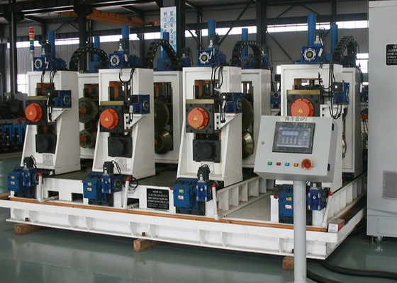 سرعت 0-80m/min دستگاه آسیاب لوله جوش تمام اتوماتیک خم سرد 30x50mm Erw
