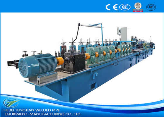 دستگاه ساخت لوله فولادی تزئینات سرعت جوش 15m / min قطر 64mm