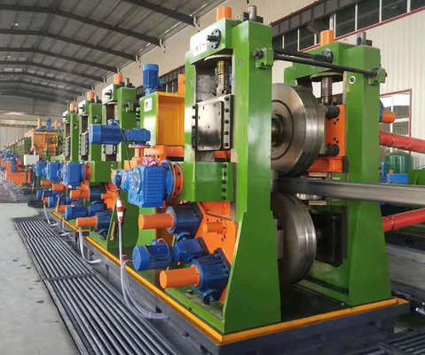 ماشین آلات برای ساخت لوله های فولادی جوش داده شده با سیم مستقیم 1550 میلیمتر عرض سیم پیچ