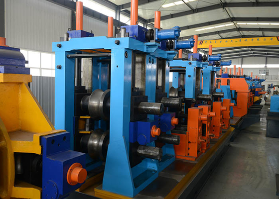 ضخامت 3.38mm-6.02mm گرد اتوماتیک لوله آسیاب قطر 114.3mm شامل غلتک
