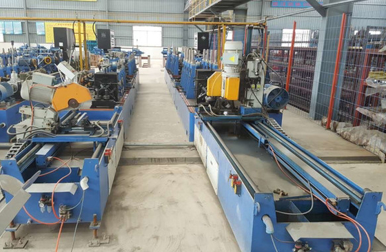 OD 1000-2100mm Max 80m/Min Square Tube Mill ساخت تجهیزات جوش فریم آهن