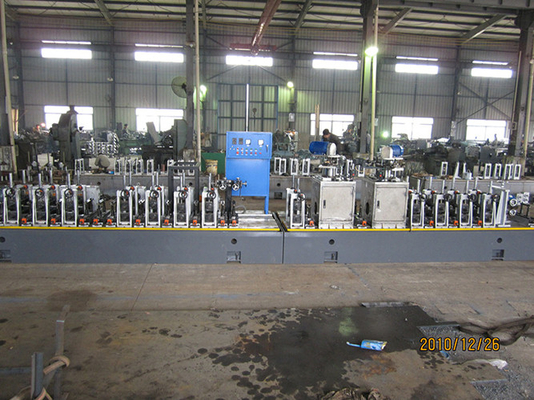 PLC کنترل ERW جوش دستگاه ساخت لوله فولاد ضد زنگ 114mm قطر OD