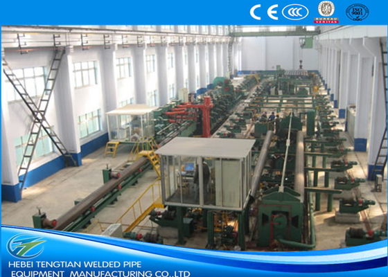 دستگاه تولید لوله فولادی هیدرواستاتیک 500KW جوش القایی HF