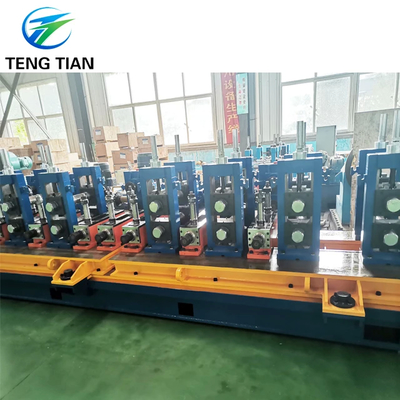 آسیاب لوله با سرعت بالا کنترل شده توسط PLC برای لوله های قطر 25-76mm فریکونسی جوش تحرک 500KW قدرت
