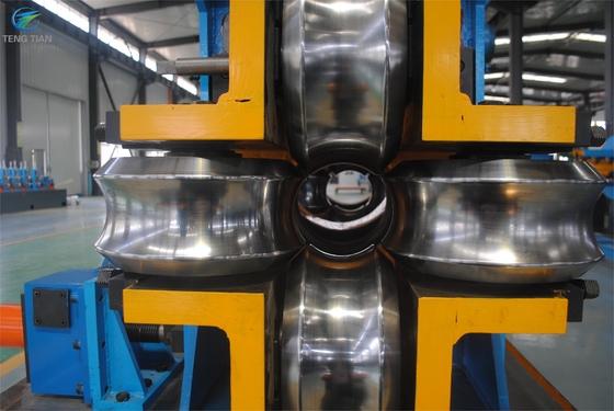 فرکانس بالا جوش داده شده لوله میل آسیاب Plc Electric Welded Tube Mill 0-70m/min Roll Forming
