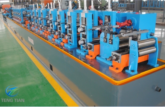 جوش سیستم تشکیل لوله جوش فولاد کربن سیستم کنترل PLC 32mm-102mm