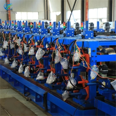 زندگی طولانی خط تولید لوله فولادی ERW با منبع برق 1000kw