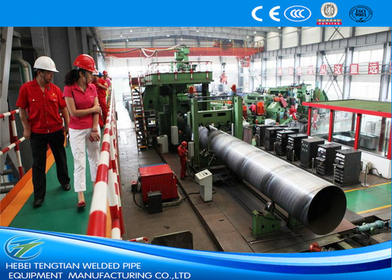 Erw Pipes Carbon Steel Pipe Welding Machine / Welded Tube Mill
