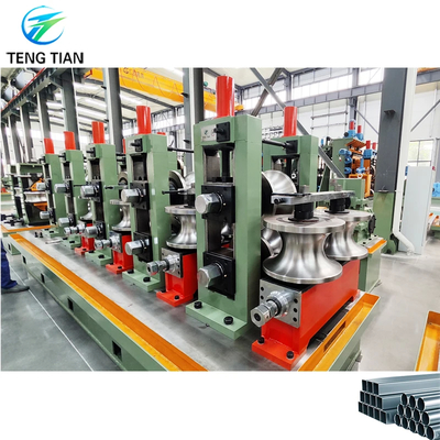 برش طول محدوده 6-12m فولاد ضد زنگ لوله رولینگ آسیاب 300Kw قدرت