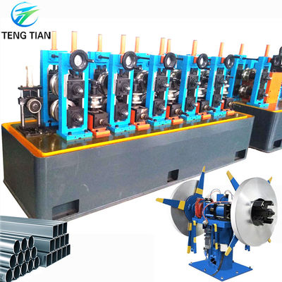 ضخامت 1.0-3.0mm فولاد کربن لوله آسیاب ماشین برای لوله مربع گرد