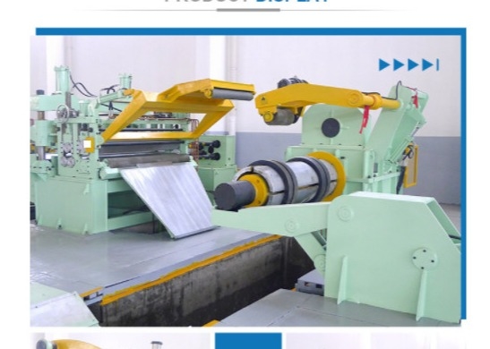 Cnc با کنترل PLC دستگاه خط برش کویل فولادی گالوانیزه