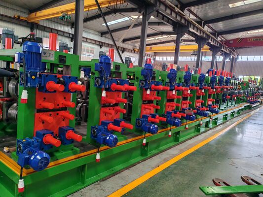 High Frequency ERW Pipe Mill Production Line 7-25mm Carbon Steel Pressure Vessel Welding Equipment 