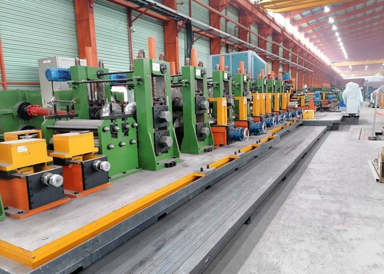 خط تولید لوله فولادی Erw Straight Seam Weld 50m / min