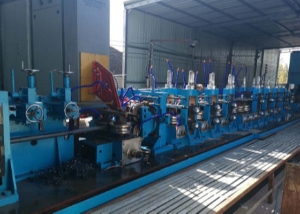Hg50 100m / min ISO خط تولید لوله های فولادی Hfw