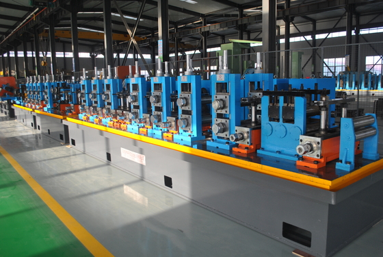 φ114 سیستم کنترل اتوماتیک دستگاه لوله جوش فرکانس بالا Plc